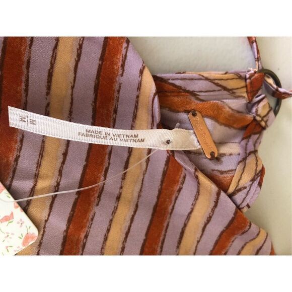 NWT Free People Conch Shell Combo  Stevie Cowl Neck Tank Top size M - Picture 15 of 16